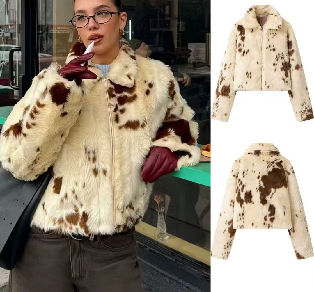Streetwear Brand Fashion - BB Chic Street Girls Cow Print