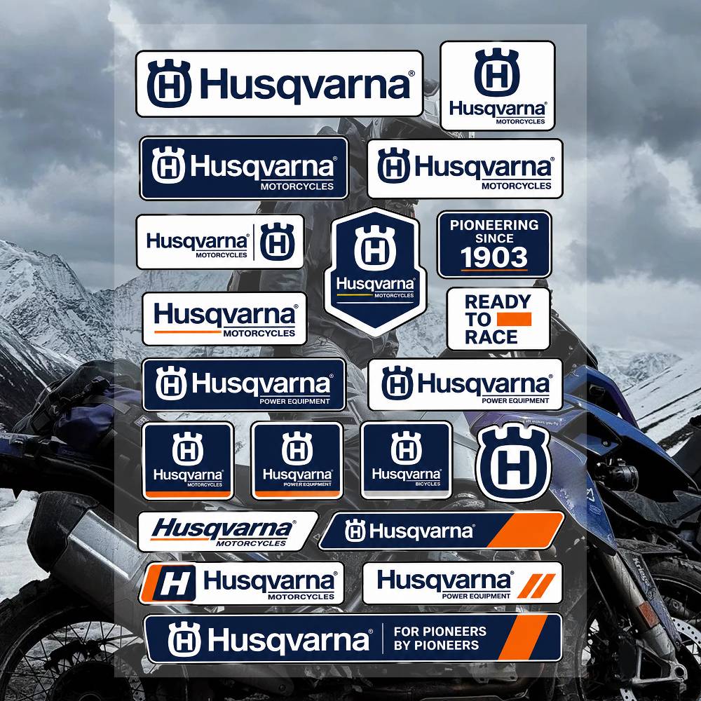 Streetwear Brand Accessories - A-Husq-svasr-na Streetwear Brand Stickers Set Waterproof