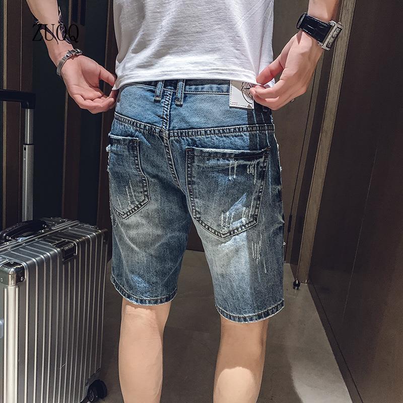 Summer New Denim Shorts Men Vi - Streetwear Brand Shorts recension och pris