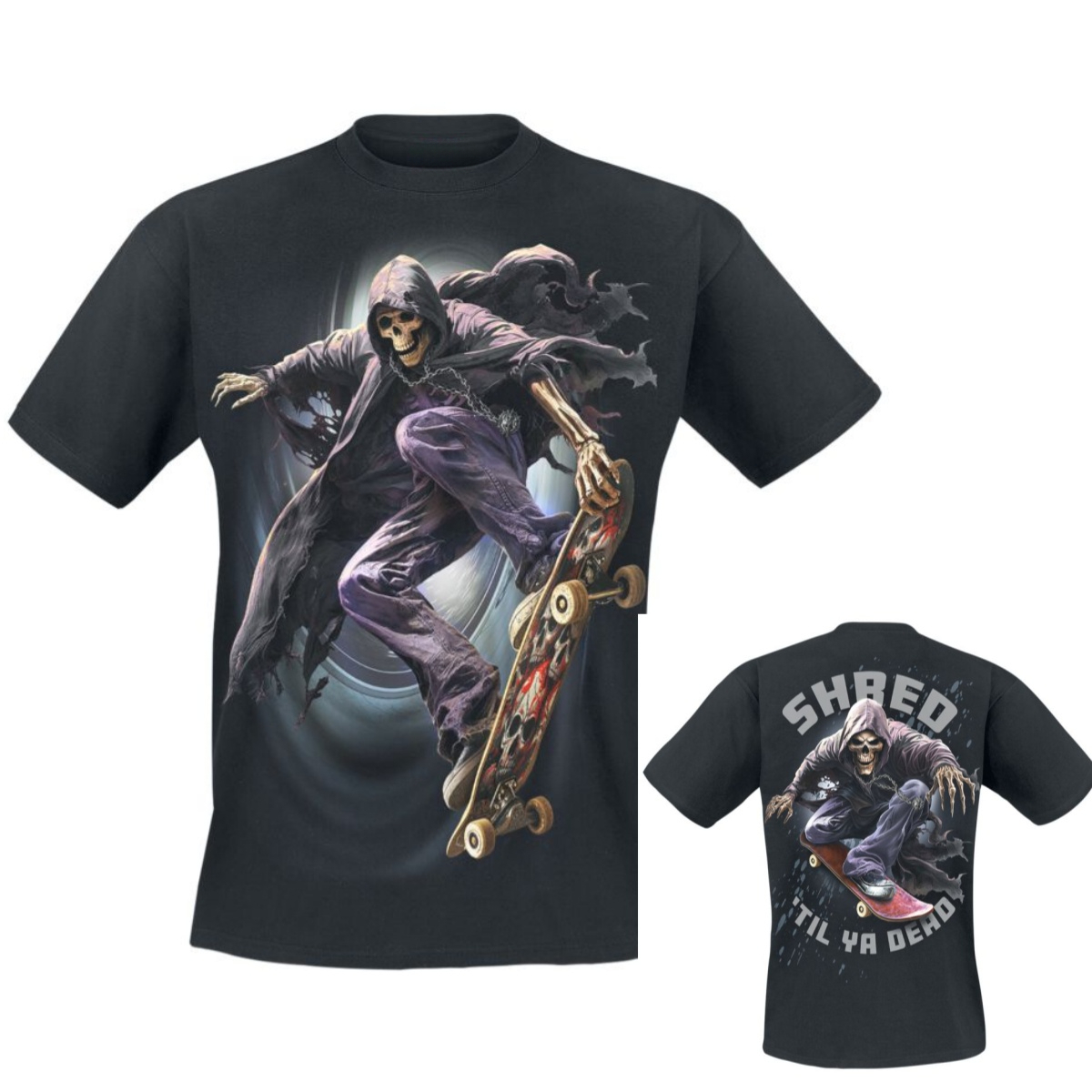 Riff Burner Dark Gothic Spiral - Gothic Streetwear Brand recension och pris